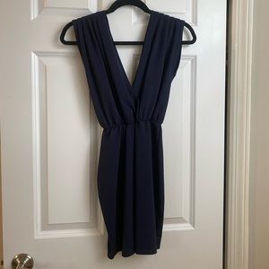 Boohoo Navy Dress